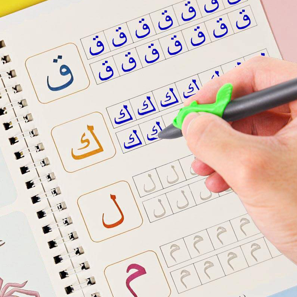Arabisch Alfabet Schrift Kalligrafie Kindernotitieboekje Herbruikbaar Handgeschreven Schrijven Cadeau Leren Educatief Speelgoed Kinderen