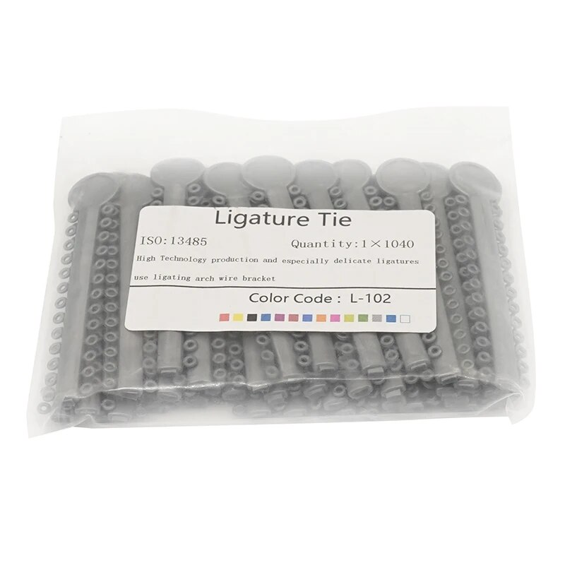 1040pcs 40Ties/set Dental Orthodontic Elastic Ligature Ties Bands For Dentist Braces Treatment Material