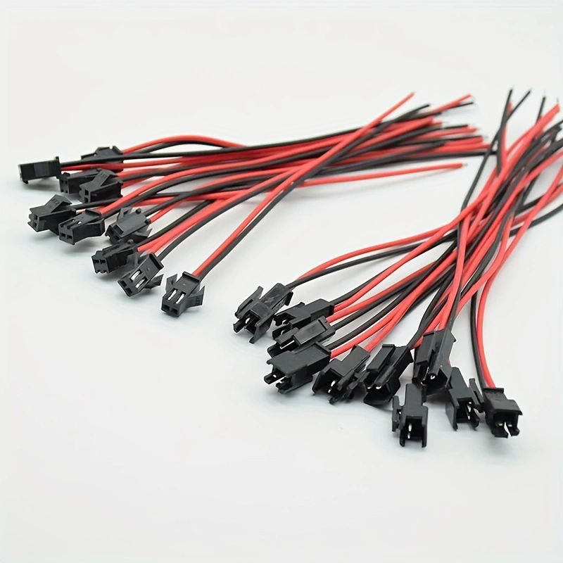 10 ペア 2Pin プラグソケットオスメスワイヤーコネクタ LED ストリップランプドライバーコネクタケーブルクイックアダプター 10