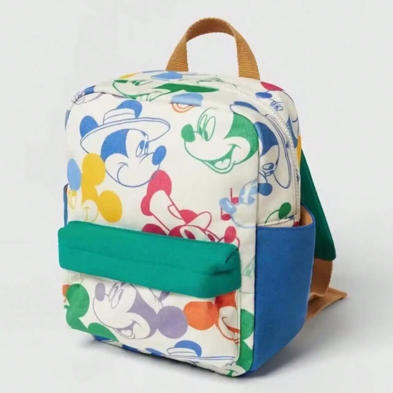 Zaino Disney Topolino Cartoon, impermeabile e resistente allo sporco, carino e casual, zaino da viaggio per esterni