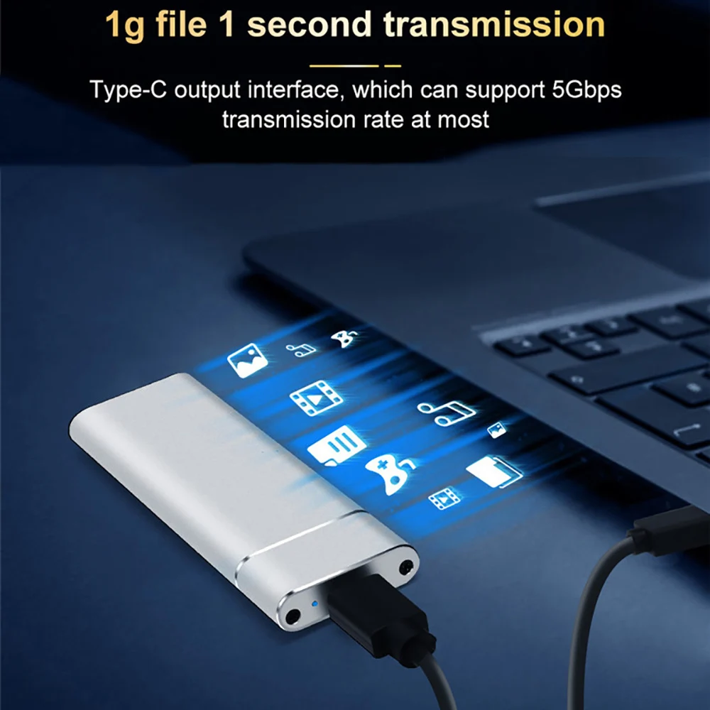 Корпус M2 SSD с двумя протоколами NVMe SATA SSD Адаптер корпуса 10 Гбит/с USB 3.1 Type C Внешний корпус M.2 Поддержка клавиш M Ключи B&M