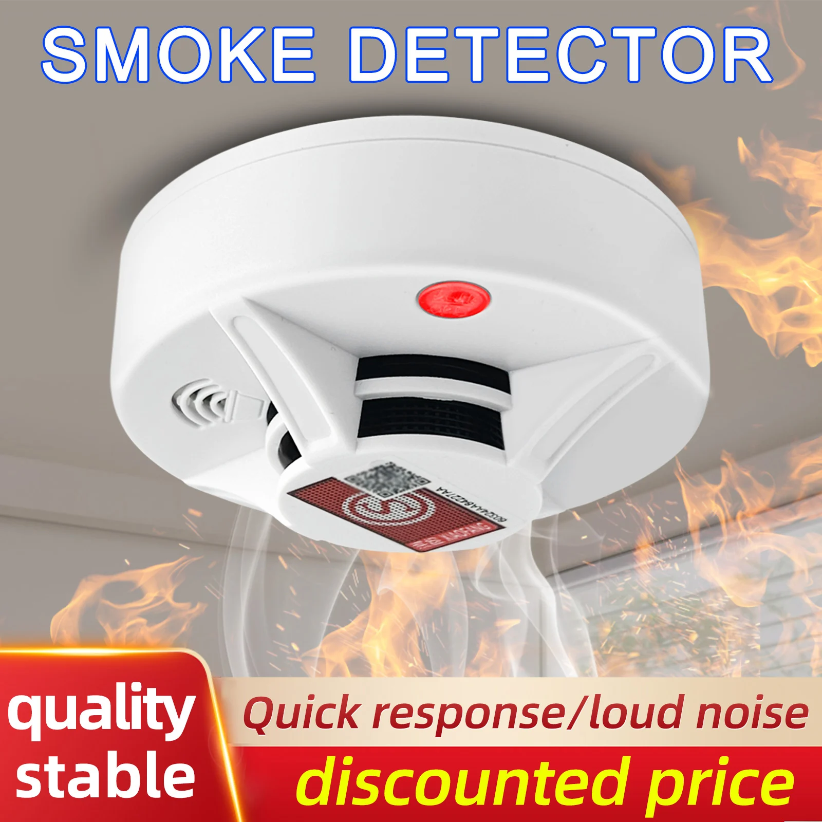 The most popular, affordable and user - friendly smoke - sensing alarm for household or commercial use at present