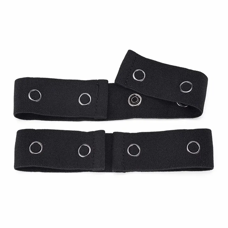 Hebilla de cinturón de Jeans Invisible para hombres y mujeres, extensión de hebilla de ajuste de expansión elástica, cinturón Perezoso