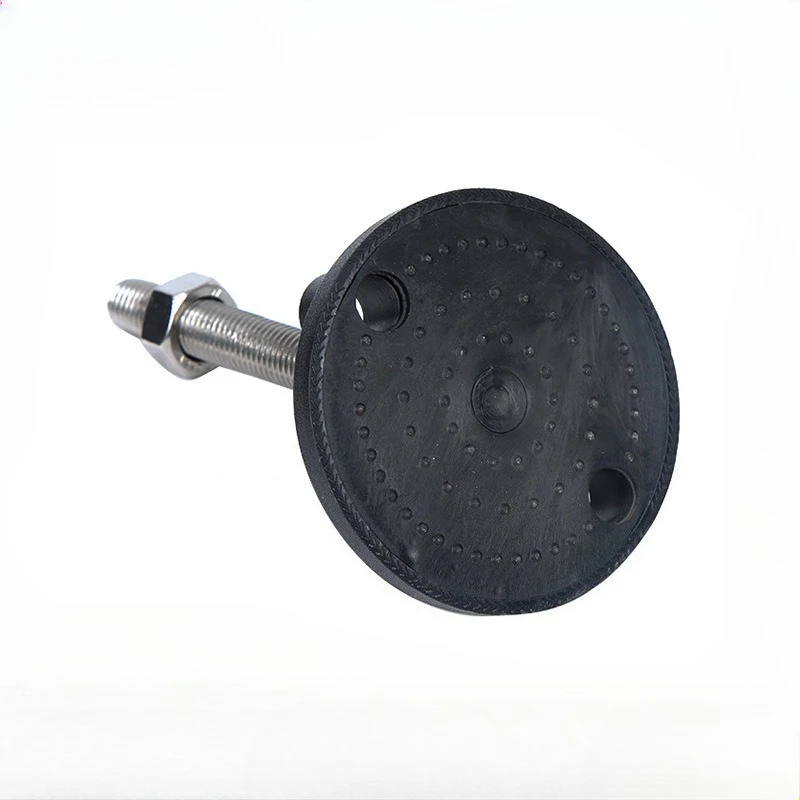 4pcs ปรับเครื่องกลึงขาประเภทเกลียวปรับ Leveling ฟุตฐานหมุน Articulating Leveling ขาเฟอร์นิเจอร์ Glide Pad