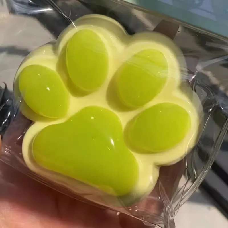 Soulagement de la patte de chat, fruits, fraises, ananas, coussin de Massage en caoutchouc souple, soulagement de la pression, jouet de Relaxation des mains et des pieds, cadeau