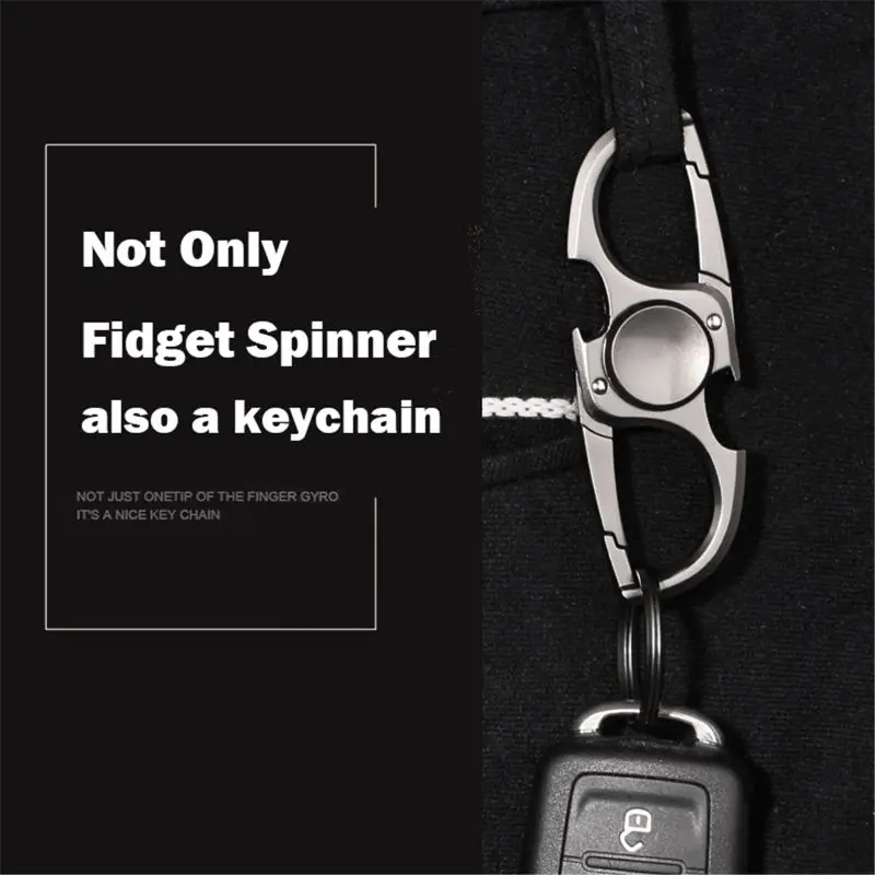 Finger Spinner Fidget Hand Spinner Anti-Angst Spielzeug lindert Stress Finger Spinner Ketchain Flaschenöffner EDC Erwachsene Kinder Geschenk