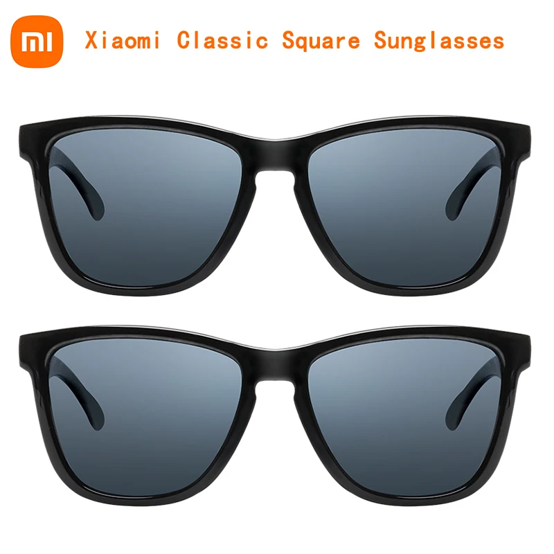 Xiaomi Mijia Klasyczne kwadratowe okulary przeciwsłoneczne TAC Spolaryzowane soczewki Okulary Retro Lekka ramka Bezśrubowa ochrona UV Sterownik Kobiety Mężczyźni