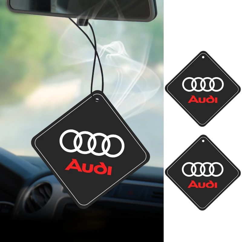 Bolsita desodorante para habitación de aromaterapia colgante Interior de coche para Audi A3 A4 B5 B6 A3 8P 8V 8L A5 A6 C6 C5 A1 A7 A8 Q2 Q3 TT RS3 RS4