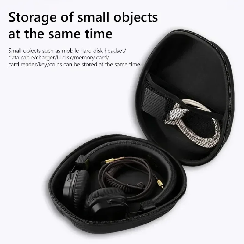 หูฟังกรณี EVA Hard SHELL ชุดหูฟังกล่องป้องกันหูฟังกระเป๋าถือสําหรับ Xiaomi Audio-Technica ไร้สายกระเป๋า