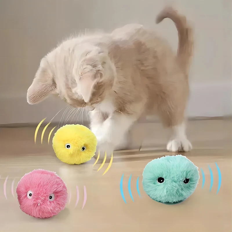 Smart Cat Toys Interactieve Ball Catnip Cat Training Speelgoed Pet Spelen Bal Pet Piepend Levert Producten Speelgoed Voor Katten Kitten Kitty