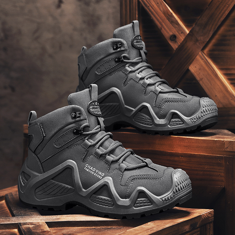 Klettern Wanderschuhe Knöchel Männer Outdoor-Stiefel Männer taktische Stiefel Armee Stiefel Herren Militär Wüste wasserdichte Arbeits sicherheits schuhe