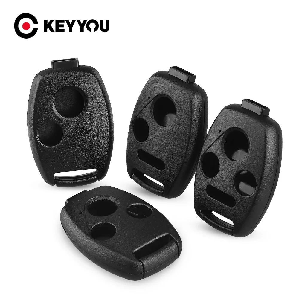 Klawisze 2/3/4 przyciski obudowa pilota bez kluczyka obudowa kluczyka samochodowego Fob dla Honda Fit CRV Civic Insight Ridgeline HRV Jazz ACCORD 2003-2013