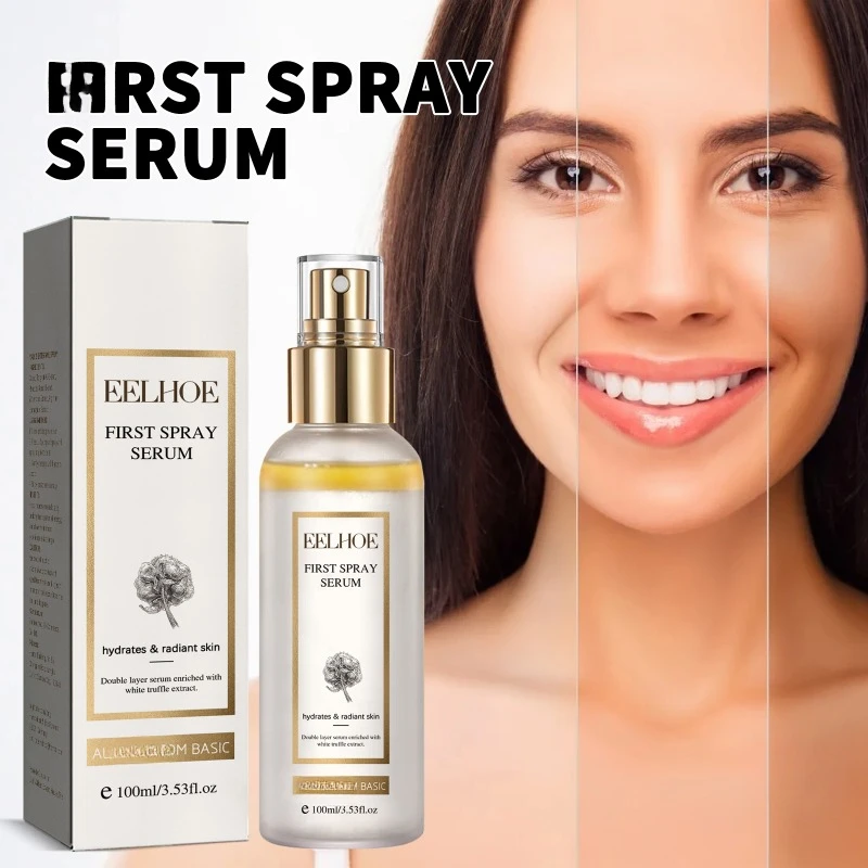 Effizientes feuchtigkeitsspendendes White Trüffel-Spray, verblasst dunkle Flecken, entfernt stumpfe Melanin-Frekle, aufhellendes Hautaufhellungsserum, Nebel