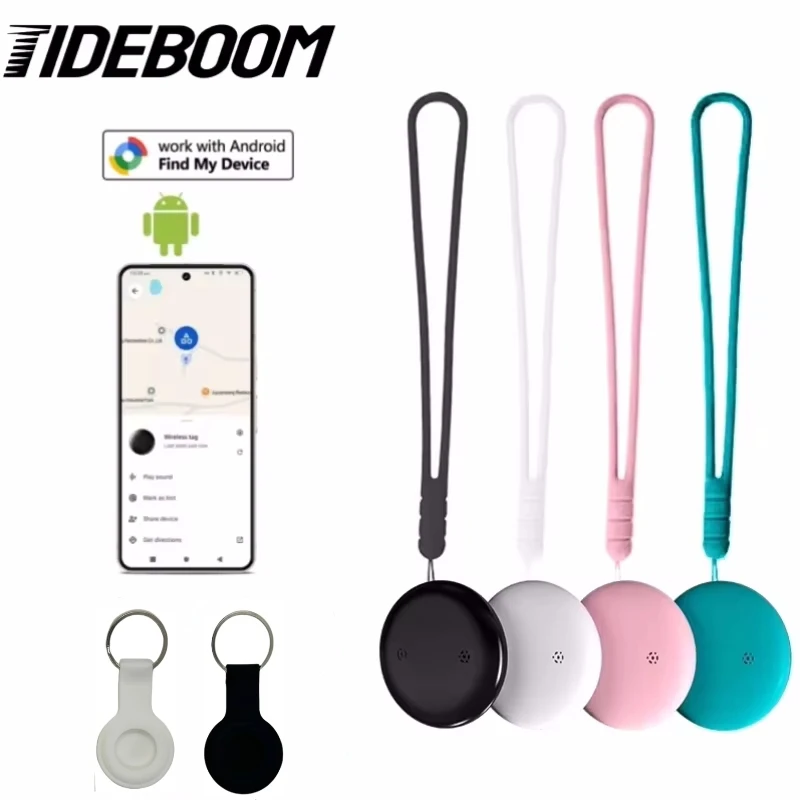 1 шт. мини-трекер для Android Tag Key Finder Bag Lost Tracker Smart Bluetooth трекер airtag работает с Google Find My Device