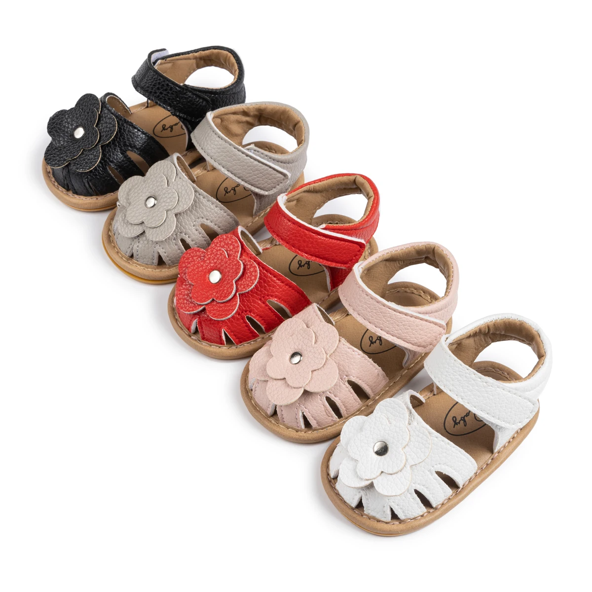 เด็กทารกหญิงชายหาดรองเท้าแตะและ Soft Sole Non-SLIP ดอกไม้เจ้าหญิงงานแต่งงานชุดรองเท้าสําหรับทารกแรกเกิด