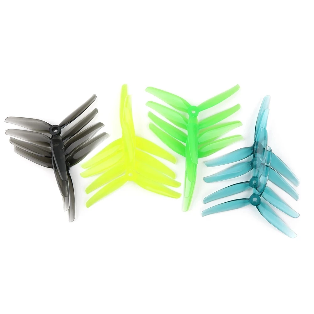 4 paires IFlight Nazgul F5/5140 5 pouces 3 pales/hélice à trois pales avec trou de montage de 5mm pour Drones FPV Racing Freestyle 5 pouces