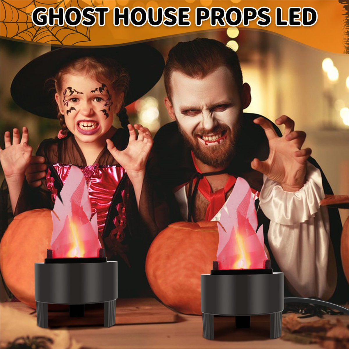 LED Fire Flame Effect Light, Flicker Elétrico Artificial, Lâmpada de Fogueira, Decoração de Festa, Bar Stage, Home, US Plug