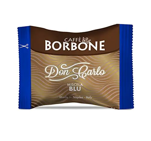 Café Borbone Don Carlo, Blend-100 capsules-Compatible avec les Machines domestiques Lavazza * Mio *