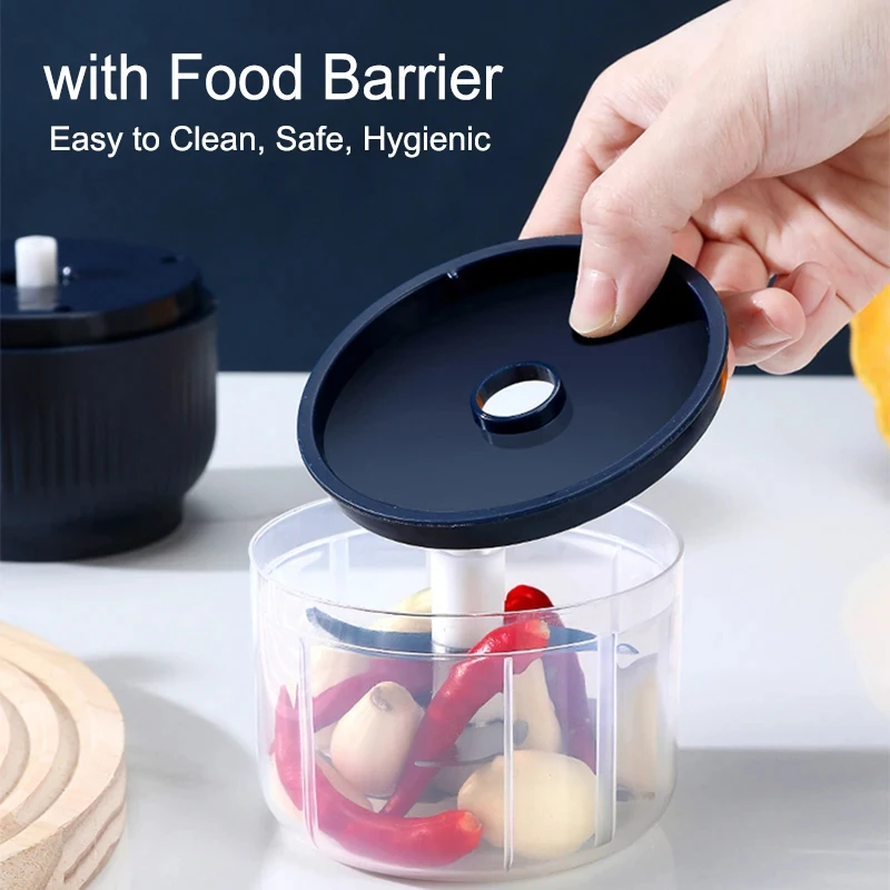 250 ml Mini Wireless USB wiederaufladbarer elektrischer Gemüsehacker Knoblauchbrecher Lebensmittelzerkleinerer für Küchenhelfer für Knoblauch