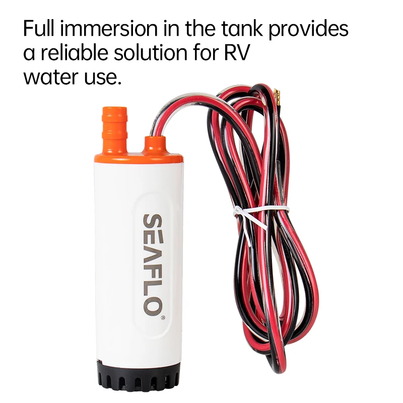 SEAFLO RV 12V Tauchpumpe, Mikro-Wasserpumpe, Wassertank, Wasserpumpe, DC tragbare, im Auto montierte kleine Tauchpumpe