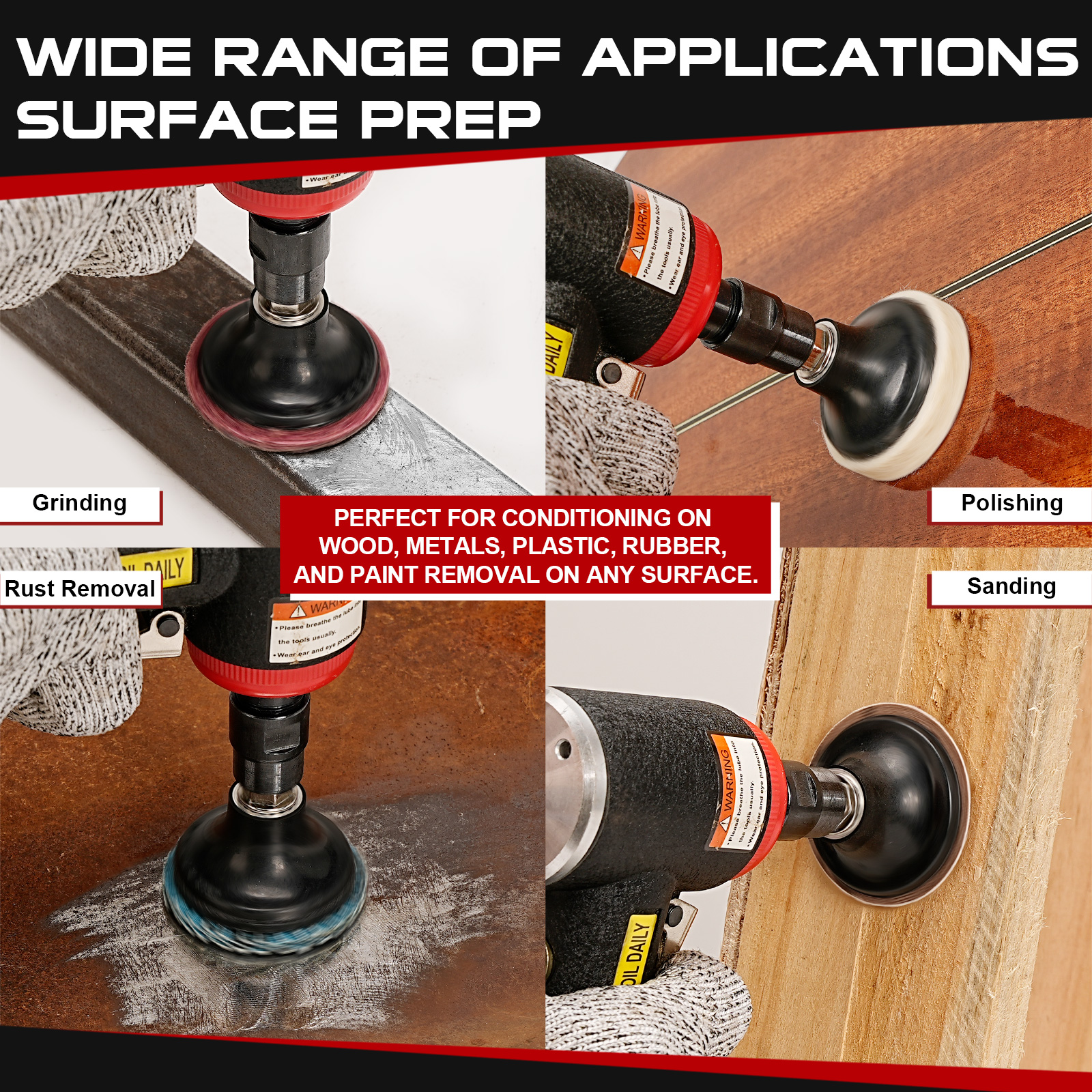 NuoDun Air Angle Die Grinder 90 Graus Mini Máquina de Gravura Profissional Conjunto 1/4 de Alta Velocidade ​ ​ Ferramenta de polimento de moedor pneumático