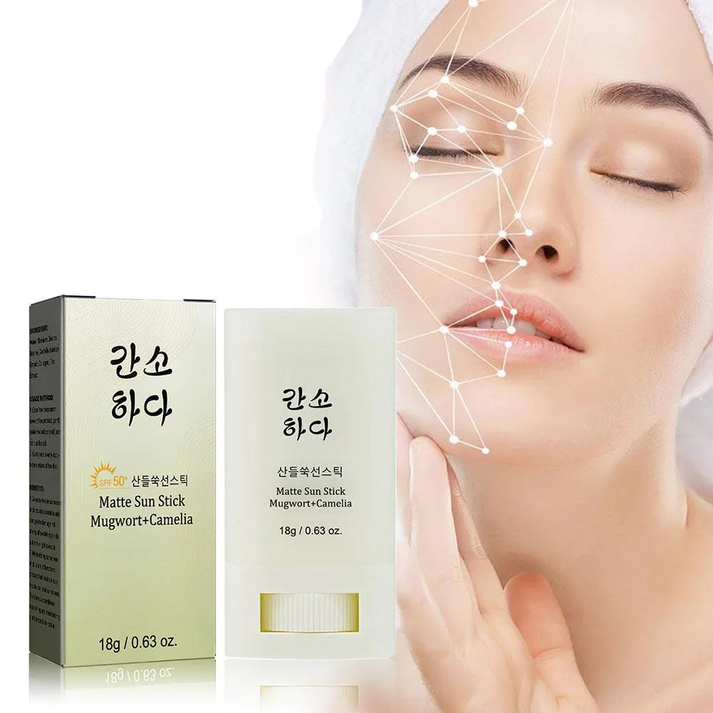 18 グラム顔ボディ日焼け止めマットサンスティック SPF50 + UV 保護さわやか保湿防水ソーラーブロッカー日焼け止めクリーム