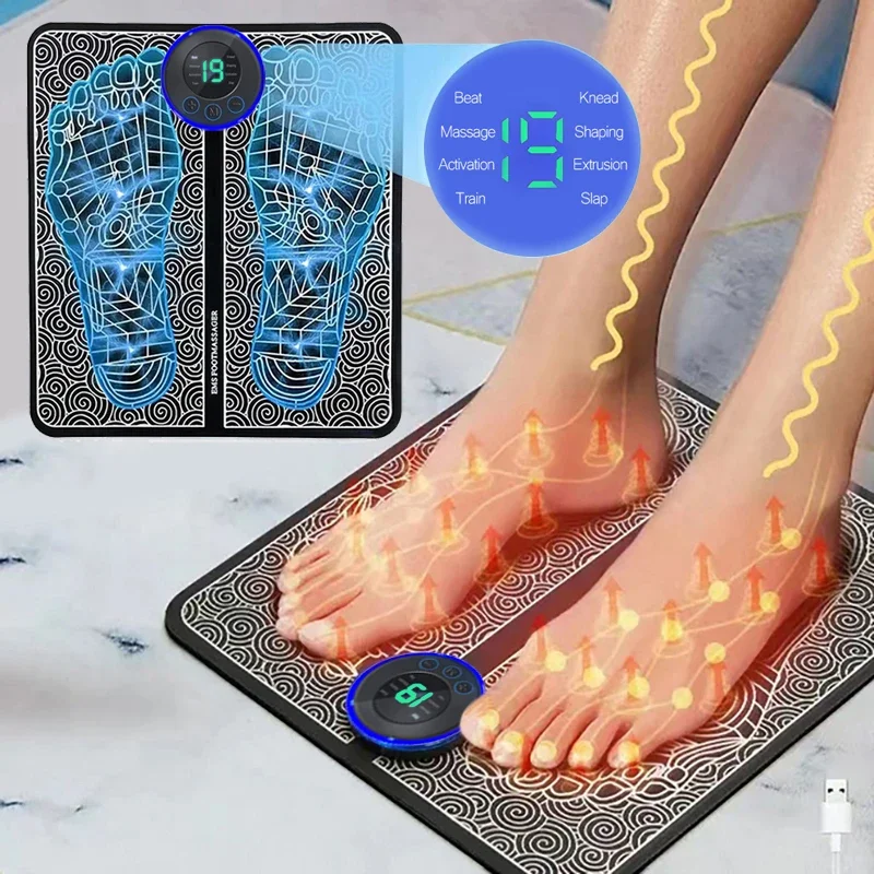 スマート電気マッサージパッチ肩と首のマッサージャーマルチモードポータブル充電式再利用可能な全身なだめるようなアーティファクト