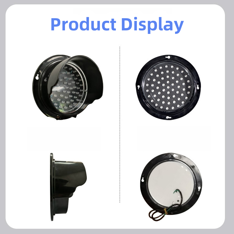 Traffic Light 125mm | Red Yellow Green LED Traffic Light | PC Housing | DC 12V | 125mm Diameter| IP65