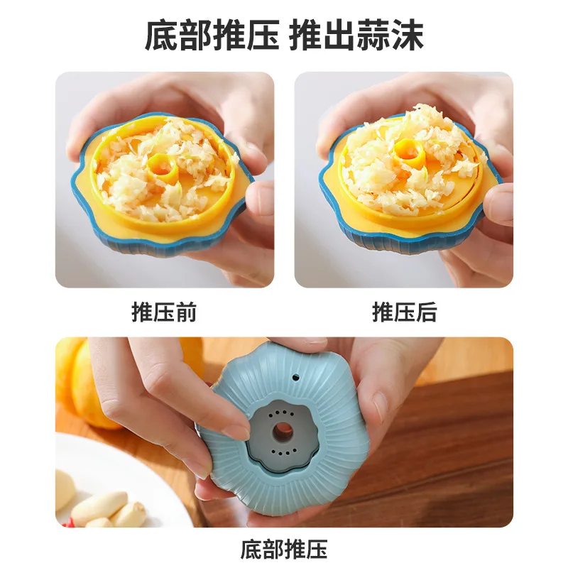 Manual Rotary Grinding Machine Garlic Sharpening Machine Crusher Kitchen Tools Manual Chili Ginger Garlic Mashing Machine