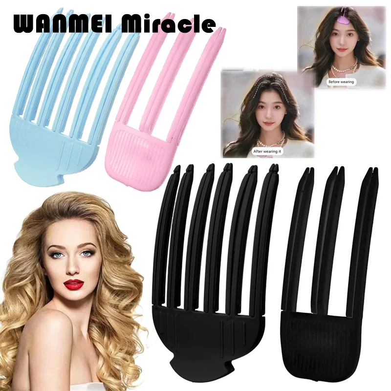 1/2 Stuks Nieuwe Heatless Haarverzorging Wortels Natuurlijke Pluizig Haar Clip Geen Warmte Haar Krultang Styling diy Haar Styling Pluizigheid Tool
