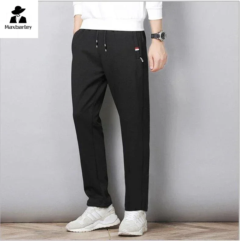 Herbst Hosen Männer Fitness Sportswear Trainingsanzug Elastische Taille Jogginghose Baumwolle Hosen Lose Turnhallen Jogger Track Hosen Herren M-8XL