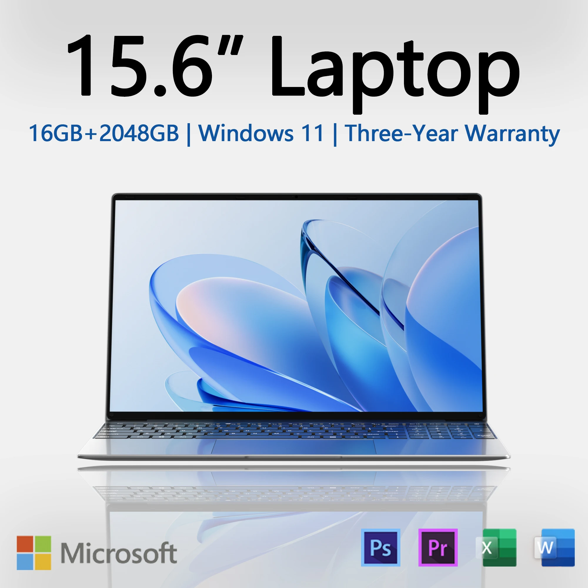 Оригинальный ноутбук 15,6 дюйма, 16 ГБ ОЗУ, 2 ТБ SSD, игровой ПК Intel N3700, дисплей 1920*1080, офисный учебный компьютер, ПК, Windows 11 Pro