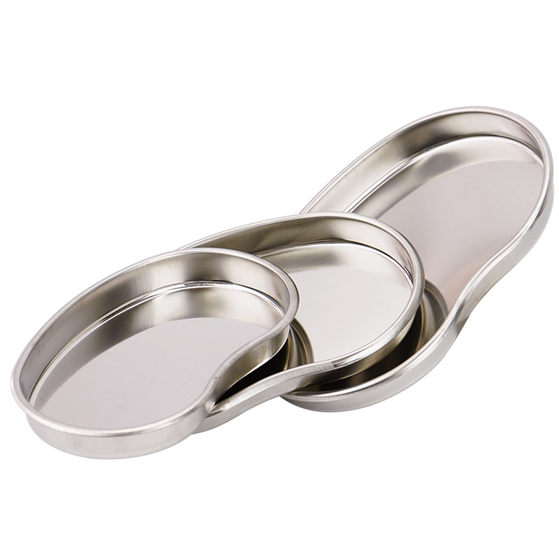 1 szt. Taca ze stali nierdzewnej w kształcie nerki, sterylizowana, do narzędzi medycznych, dentystycznych, chirurgicznych, kosmetycznych i do tatuażu - dostępne 3 rozmiary