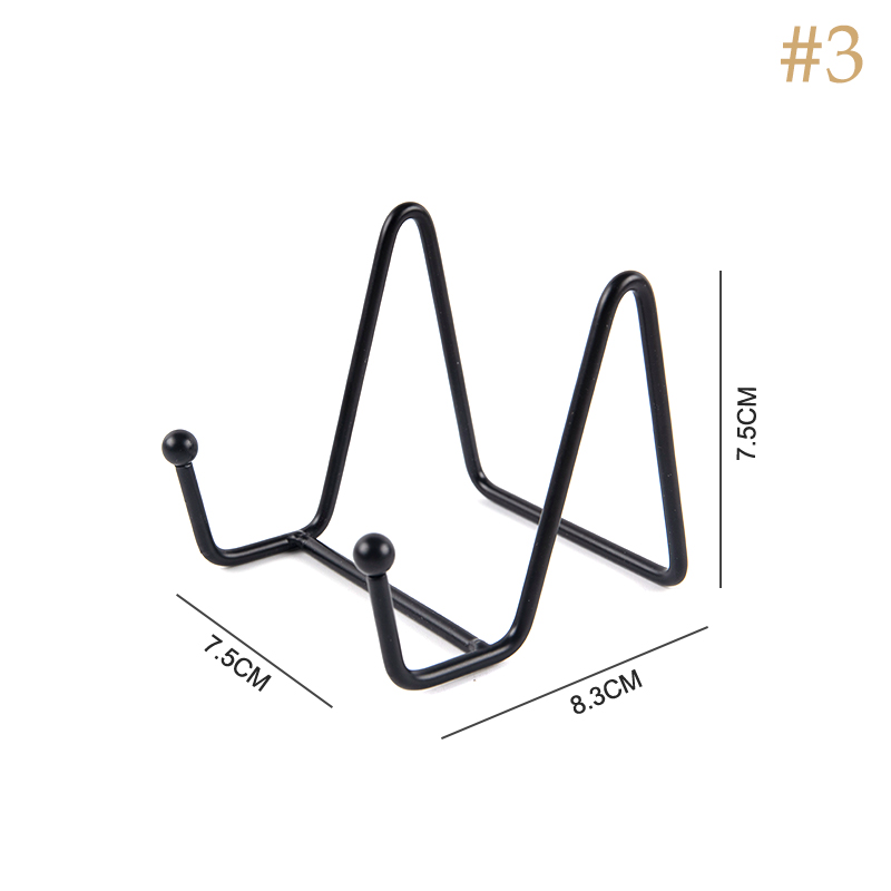 Liative Fotopräsentator aus Metall, Tellerhalter, Präsentationsrahmen, dekorative Platte, Badezimmerkunst, 1 Stück