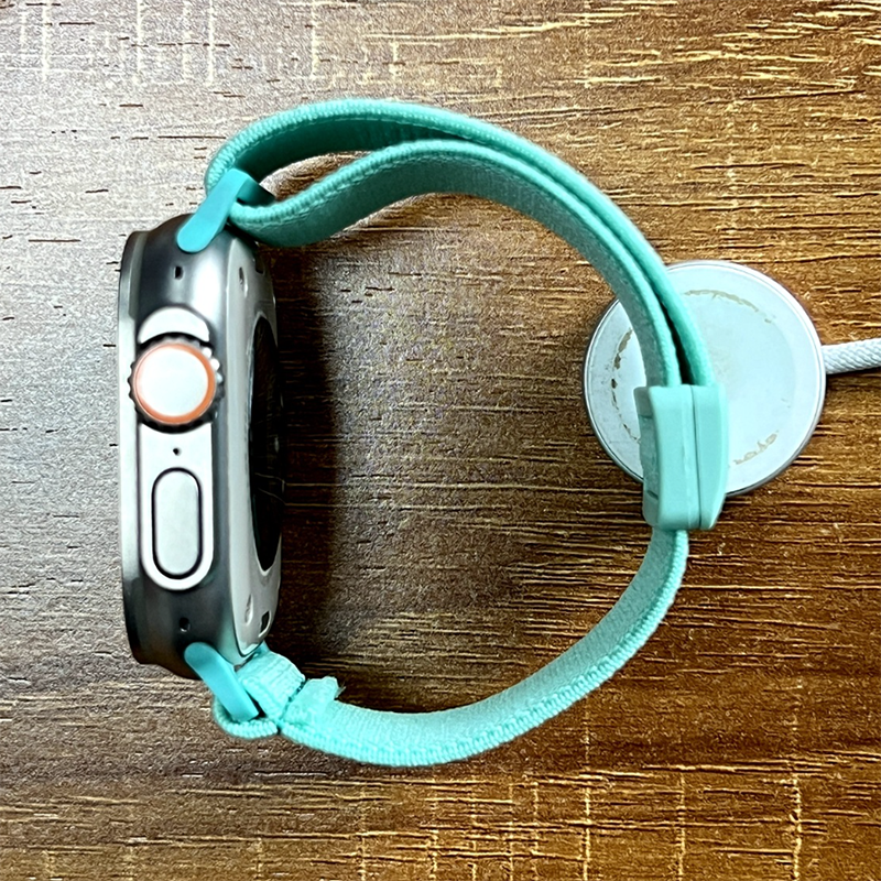Magnetic Loop Strap For Apple Watch Band Series 9 3 7 8 se 40mm 44mm 45mm 49mm 41mm 38mm Scrunchie Nylon Bracelet iWatch Ultra 2