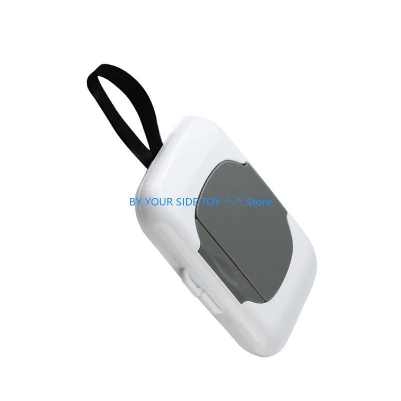 Dispensadores lenços umedecidos para viagem, recarregáveis, suporte para carrinhos bebê, pendurado, recipiente lenços e