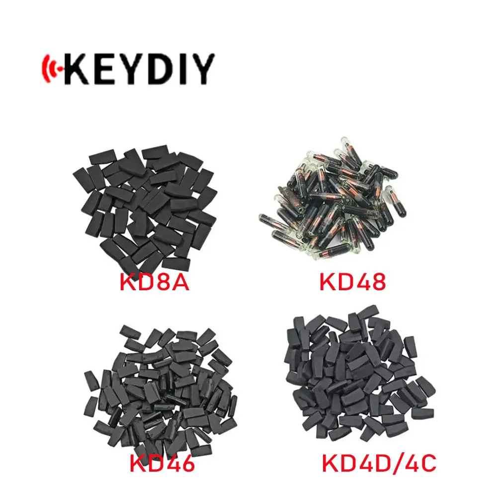 5 10 Uds KEYDIY Chip de llave de coche KD 4C/4D KD 48 KD 46 4C 4D 46 48 8A copia transpondedor para KEYDIY KDX2 programador de llaves Chip transpondedor