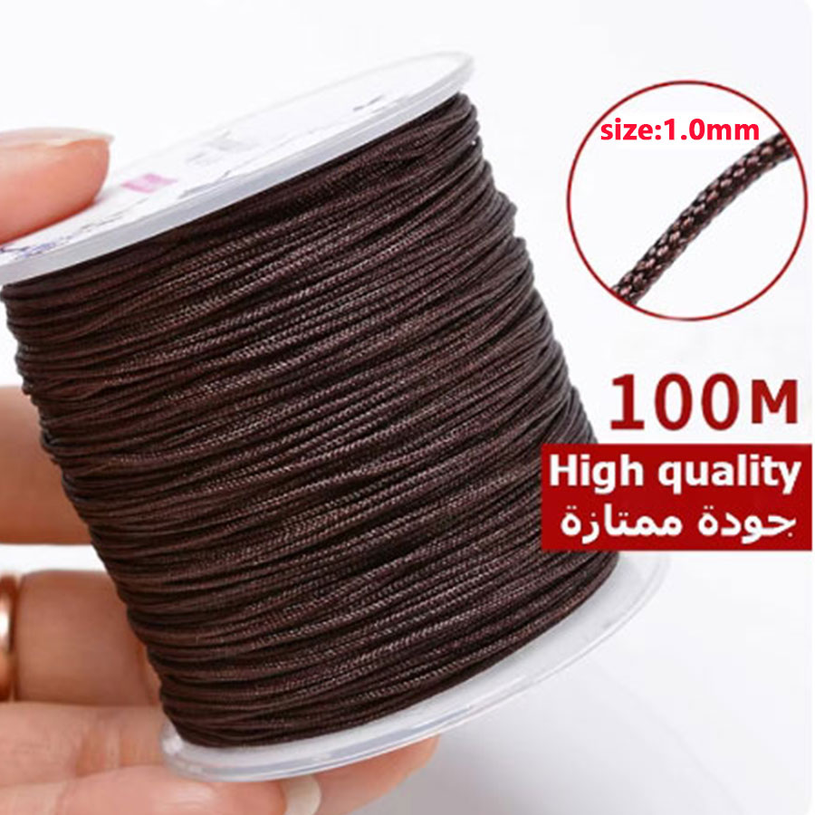 Нейлоновая нитка Tasbih из бусин, прочная Высококачественная нить ручной работы