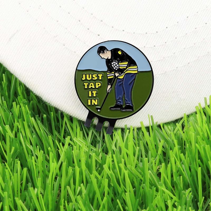 Golf Marker Ball Position Golf Hat Clip Engraçado Magnético Metal Golf Clips Golf Gift Acessórios Suprimentos Drop Shipping