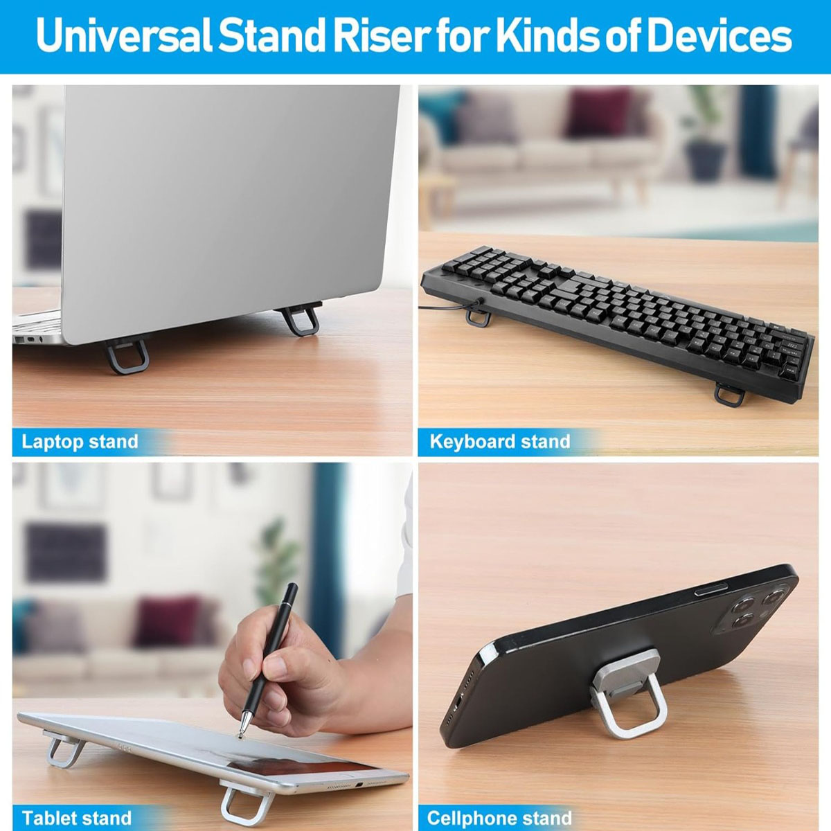 Support d'ordinateur Portable pour support d'ordinateur, Mini pieds portables pour Macbook Huawei Samsung Xiaomi Dell ASUS Lenovo HP
