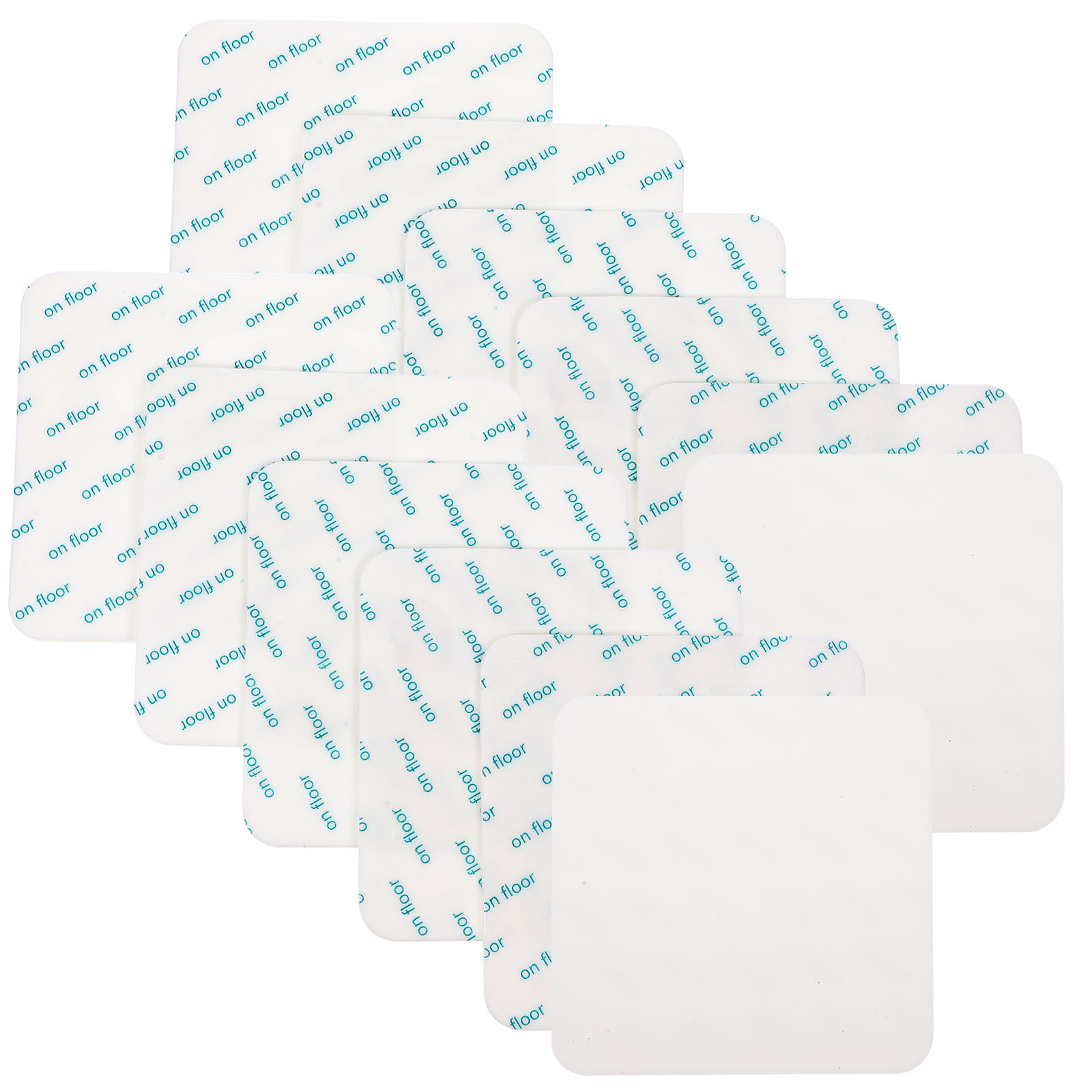 12Pcs Non Slip Carpet Tape Rug Pads Anti Curling Carpet Grippers for Home Kitchen Corridor Use Non Skid Rug Pad