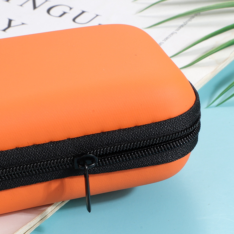 Eva Headphone Data Cable Storage Hard Drive Bag Simple Portable Charger Headphone Zipper Box