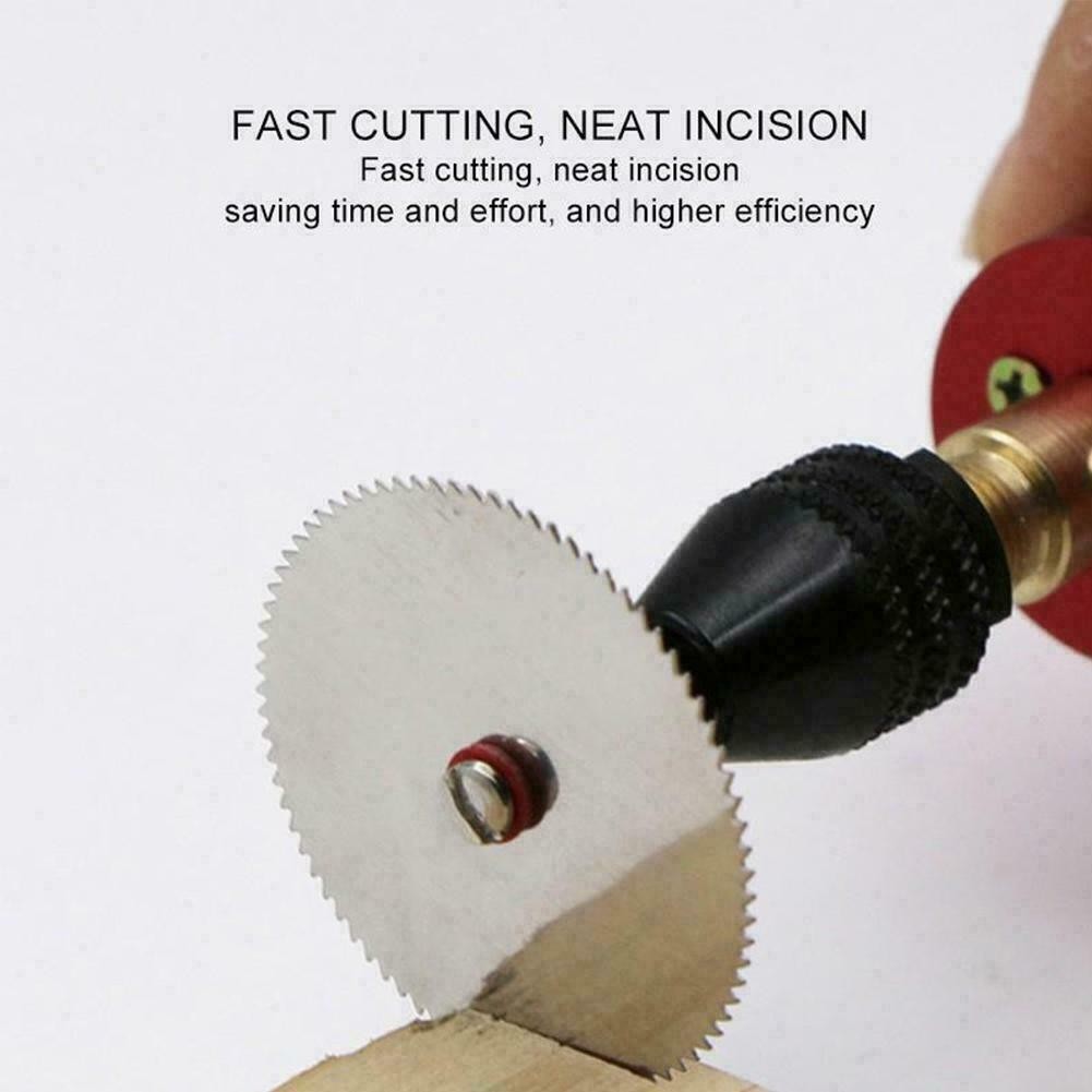 12 pçs/set cortador mini disco de serra circular aço carbono com mandril + 2 x haste corte rotativo transporte rápido atacado