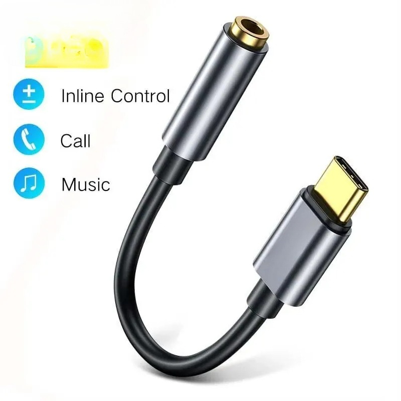 Adaptador de Cable USB C auxiliar para auriculares tipo C a 3,5mm para P40 P30 Pro 10 9 tipo C adaptador de Audio para auriculares
