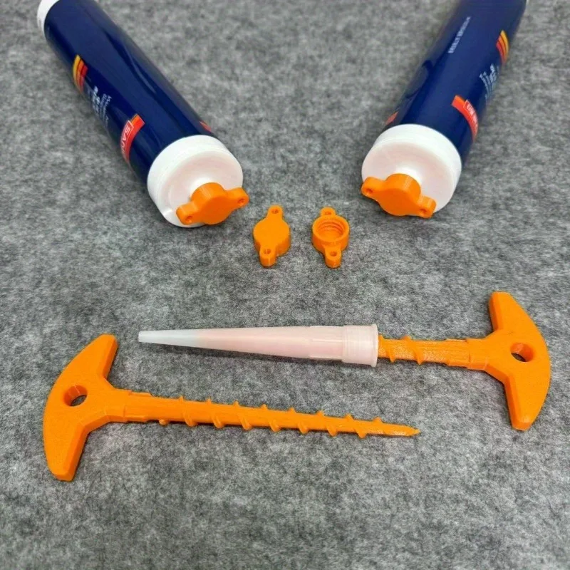 Универсальный набор насадок для герметика для стеклянного клея и пистолета для герметика, срок службы труб с удлиненным сердечником