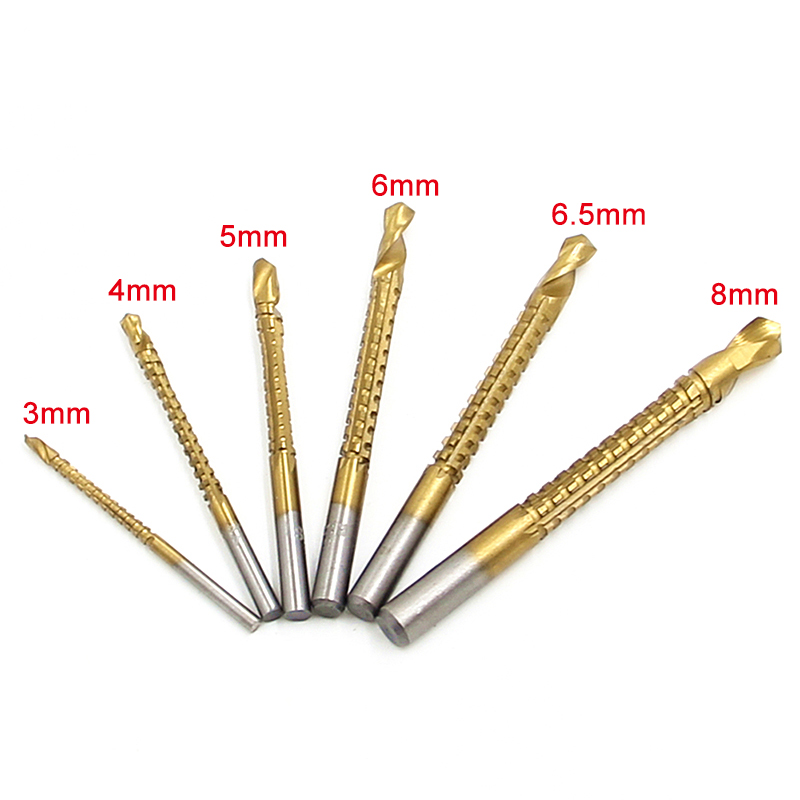 HSS woodwork saw drill electric drill hole opening tool set hole drilling bit serrated drill board hole expand and groove pull