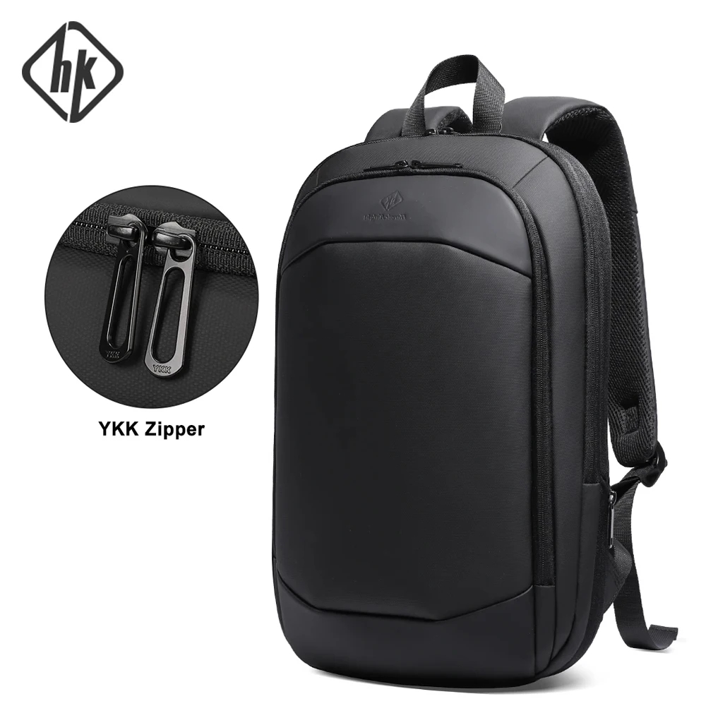 Mochila impermeable HcanKcan para hombre, mochilas para ordenador portátil de negocios, bolsas expandibles de viaje para hombre, mochila multifunción con carga USB para mujer