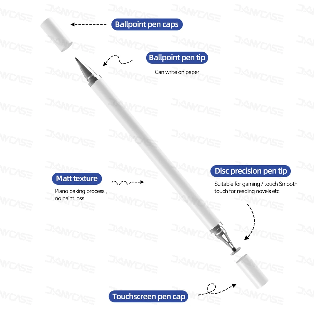 Lápiz óptico Universal 2 en 1 para tableta móvil Android ios teléfono iPad accesorios tableta de dibujo lápiz táctil de pantalla capacitiva