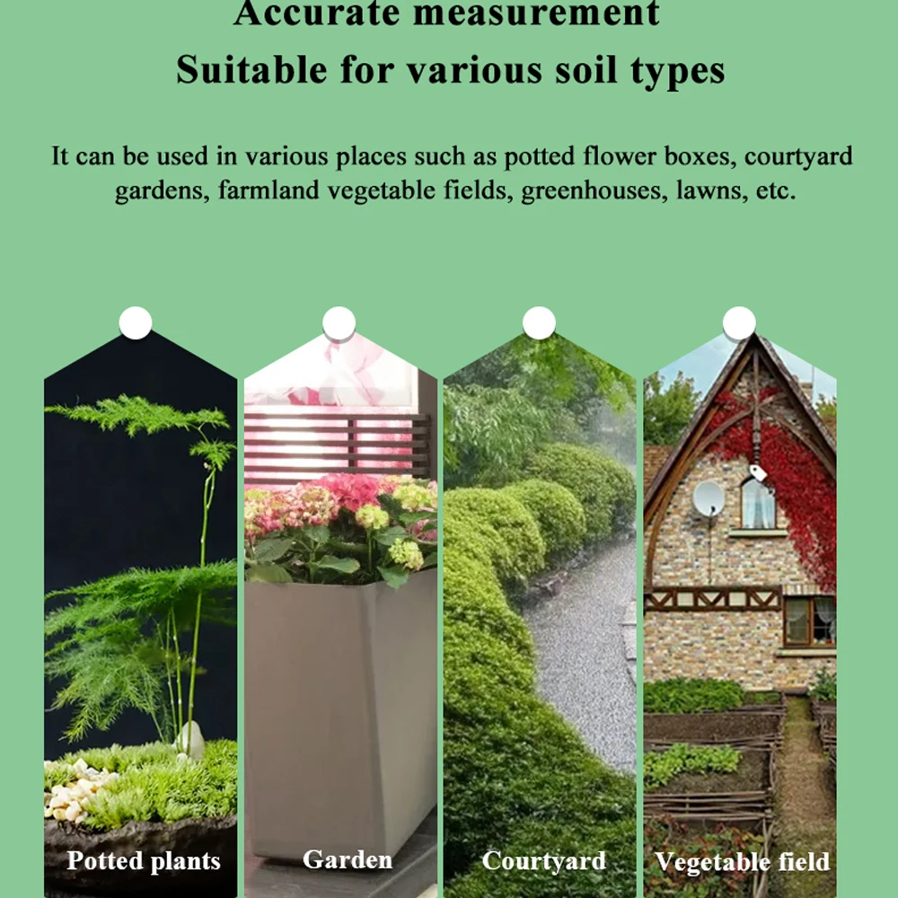 Tuya สมาร์ท Zigbee เครื่องทดสอบดินอุณหภูมิและความชื้นกันน้ํา Thermohygrometer Garden Automation ชลประทานเครื่องตรวจจับ