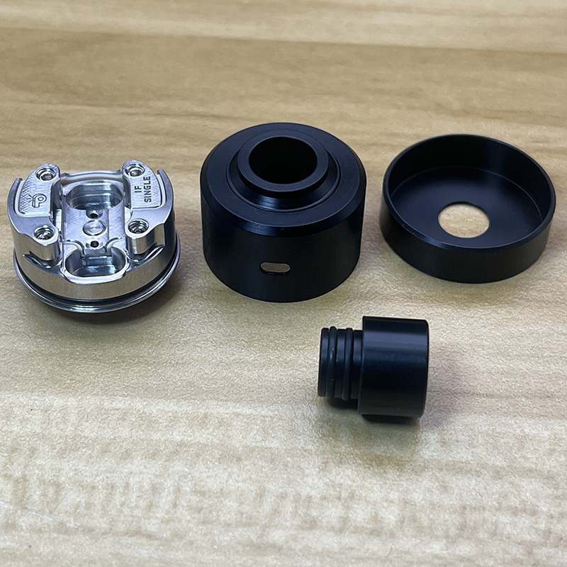 Monarchy P22 RDA Vape atomizador 316ss 22mm reconstruible goteo doble bobina Vape rda tanque con BF Pin Squonks 24mm anillo